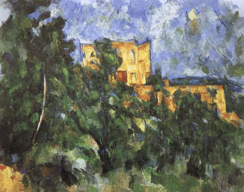 Paul Cezanne zwarte kasteel Spain oil painting art